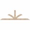 Ekena Millwork Richland Smooth Timber Gable Bracket, Douglas Fir, 72"W x 24"H x 1 1/2"D x 3 1/2"F, 8/12 Pitch GBW072X24X0204RIC00SDF - alternate 1